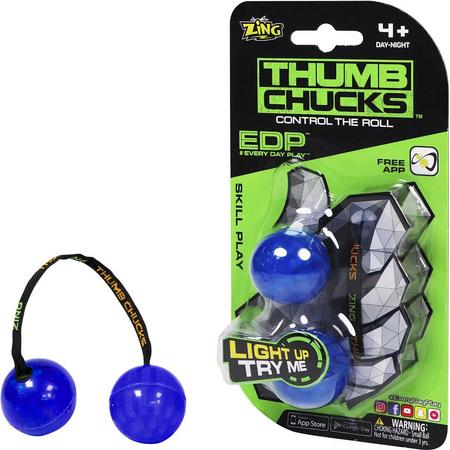 Thumb Chucks Blauw - Fidget