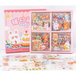 500 Schattige stickers voor kinderen en volwassenen - Cute Kawaii konijntjes / beertjes sticker