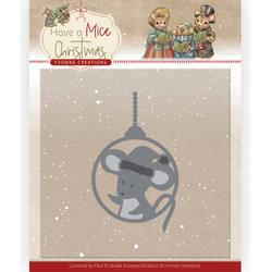 Dies - Yvonne Creations - Have a Mice Christmas - Christmas Mouse Bauble