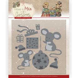 Dies - Yvonne Creations - Have a Mice Christmas - Christmas Mouse Gift