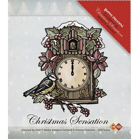 Stamps - Yvonne Creations - Christmas Sensation - Clock