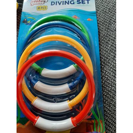 Duikset 4 ringen voor zwembad