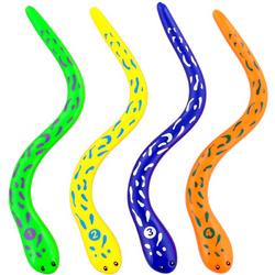 Duikspel set 4 x slangen Blauw groen geel oranje - Duikspel - Zomer - Water - Zwembad - Opduiken - oranje Blauw groen geel -Diving game