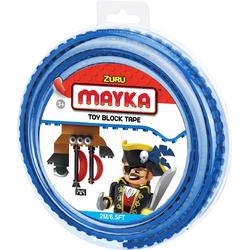 Mayka bouwblokjes tape blauw - 2 meter / 2 studs