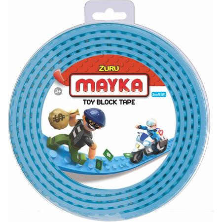 Zuru-Mayka 34645 Block Tape 2 Noppen 2m Licht Blauw - LEGO Compatible
