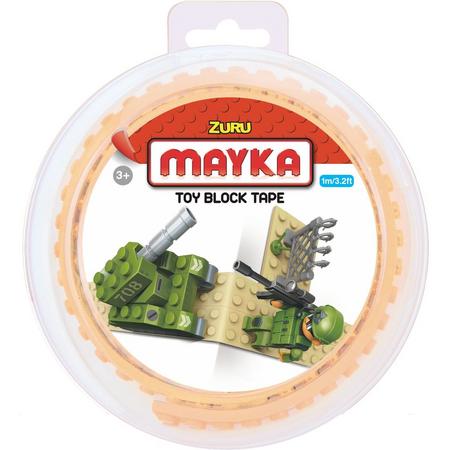 Zuru-Mayka NM-O1Y Block Tape 2 Noppen x1m Zandkleur - LEGO Compatible