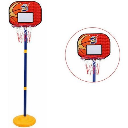 ZaCia Speelgoed Basketbal Standaard Verstelbaar voor Kinderen  - Inclusief bal en pomp - Mini-basketbalset - Basketbalring