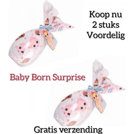 VOORDEEL 2 STUKS ! /  BABY born® Surprise Mini Babypop 2- Assorti Welke lieve baby ontvang jij? Spaar ze allemaal! (GRATIS VERZENDING)