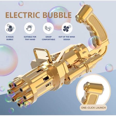 ZenXstore - Bellenblaas pistool (Goud) - Bubble machine mini - Mini bubbelgun- Gatling - Speelgoed