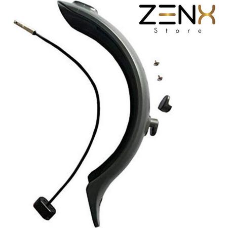 ZenXstore achterspatbord elektrische step compleet set met licht en schroeven geschikt voor Xiaomi, D8 Pro, Denver en nog meer
