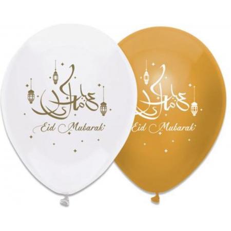 Eid Mubarak – Ballonnen Goud (6 st)