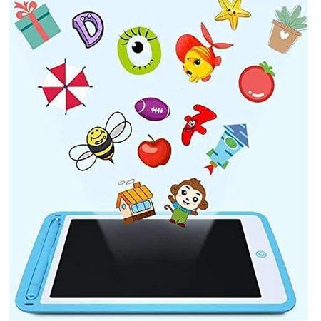 Tekentablet - Join Kleurrijk LCD-schrijftablet, 10 inch digitaal Ewriter elektronisch grafisch tekentablet wisbaar draagbaar Doodle-mini-board notitieblok voor kinderen, blauw