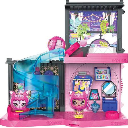 Zoobles Magic Mansion Transforming Playset with Exclusive Z-Girl Collectible Figure - Kids Toys for Girls Aged 5 and above