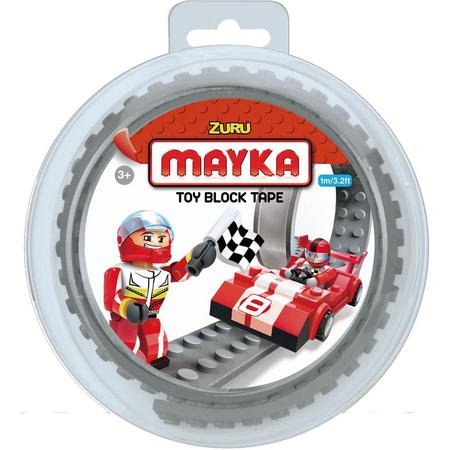 Zuru-Mayka 34635 Block Tape 2 Noppen 1m Grijs - LEGO Compatible