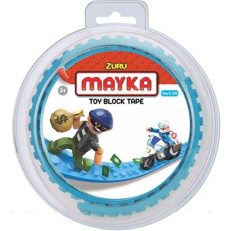 Zuru-Mayka 34636 Block Tape 2 Noppen 1m Licht Blauw - LEGO Compatible