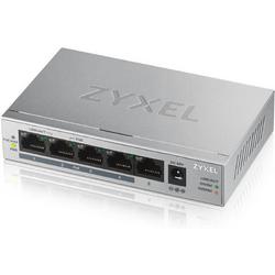 ZyXEL GS1005HP Unmanaged Gigabit Ethernet (10/100/1000) Zilver Power over Ethernet (PoE)