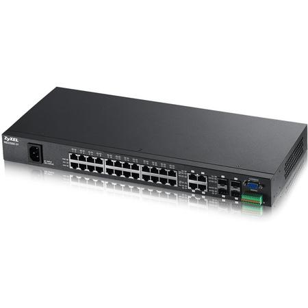 ZyXEL MES3500-24 Beheerde netwerkswitch L2 Fast Ethernet (10/100) Zwart