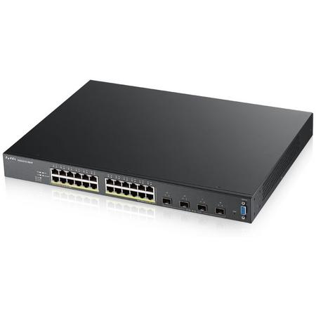 Zyxel XGS2210-28HP Managed L2 Gigabit Ethernet (10/100/1000) Zwart 1U Power over Ethernet (PoE)