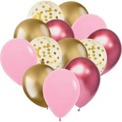 Ballonnen roze goud (32 stuks) / ballonnen roze / verjaardag / geboorte / bruiloft decoratie / ballon set / ballonnenboog / roze feestversiering / gender reveal party / babyshower / kinderfeest / ballonnenset / verjaardag meisje