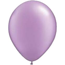 100 stuks - Lilla parelmoer metallic ballon 30 cm hoge kwaliteit