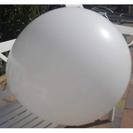 3 stuks Mega grote witte ballonnen 90 cm