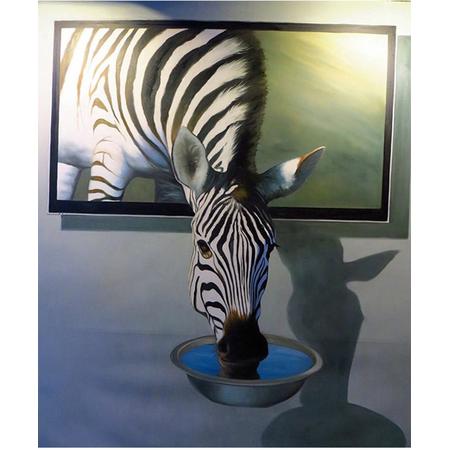 Diamond painting zebra 40 x 50 cm