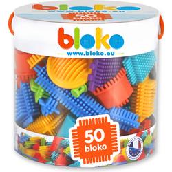 Bloko - tube met 50 bouwstukken - Classic - Bouwset