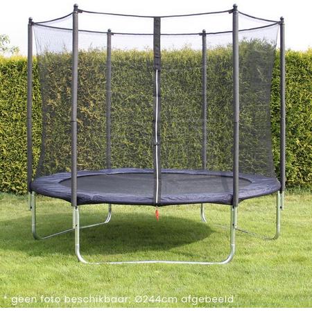 trampoline-183-bounce-met veiligheidsnet