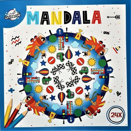 Mandala Kleurboek voor Kinderen verkeer en vervoer