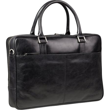 Leather bag Rosenborg - zwart -  voor tot 16