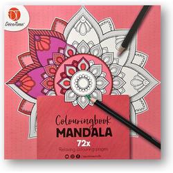 Mandala kleurboek voor Volwassenen met 72 kleurplaten - Kleuren/ Tekenen - Relaxing colouring.