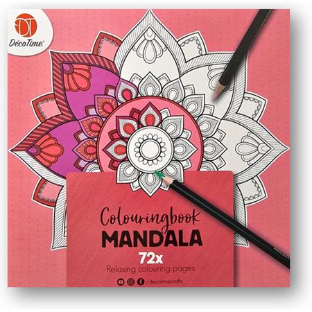 Mandala kleurboek voor Volwassenen met 72 kleurplaten - Kleuren/ Tekenen - Relaxing colouring.