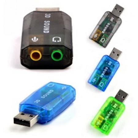 3.5mm to Usb sound card adapter Audio 5.1
