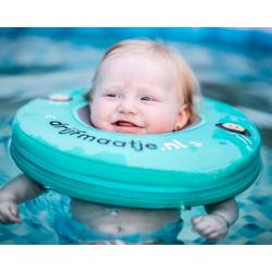 baby zwemband - drijfmaatje - nekring - baby float - babyzwemmen - lekvrij - 0-12 maanden - groen