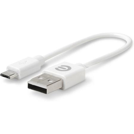 eSTUFF ES80124 USB-kabel 0,15 m USB A Micro-USB A Wit