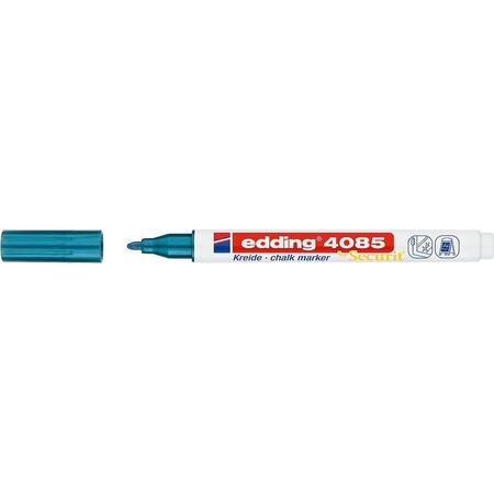 Edding 4085 krijtstift Metaalachtig blauw Rond 1 stuk(s)