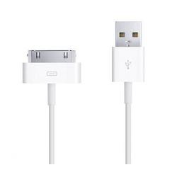 30 pin USB kabel voor iPhone, iPod en iPad - 1 meter - wit