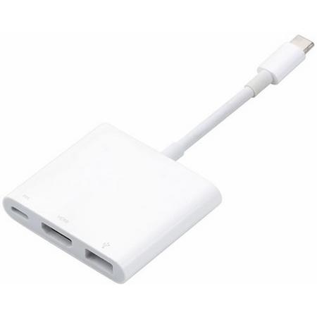 USB C naar HDMI / USB A / USB C adapter voor MacBook, iPad pro, e.d. (2018)