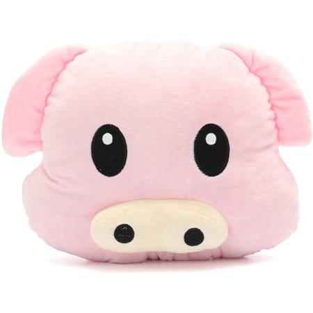 Emoji Piggy Zacht kussen -Leuke decoratie van woon/slaapkamer-