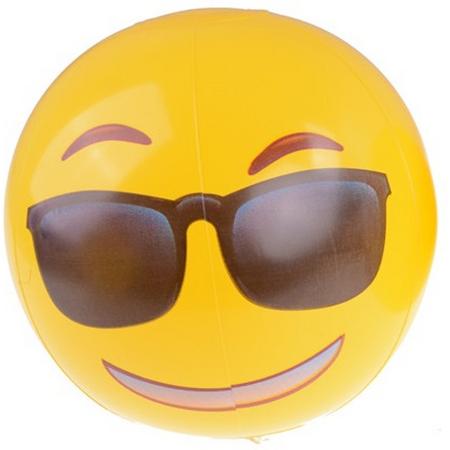 Opblaasbare strandbal Emoji Cool