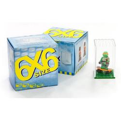 Fabiox doosje met 4 transparante display voor mini figuren (zoals lego of mega bloks )