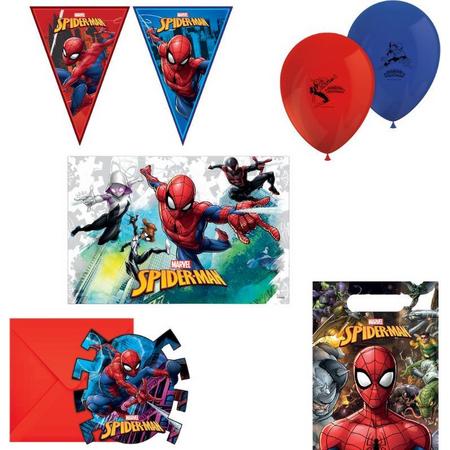 Spiderman Verjaardag Versiering Pakket