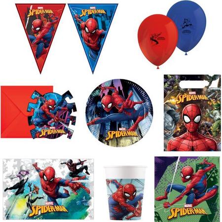 Spiderman Verjaardag Versiering Pakket XL