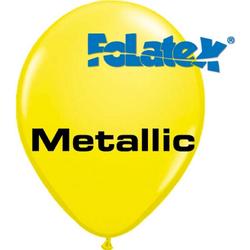 Ballonnen Metallic Geel 30 cm 25 stuks