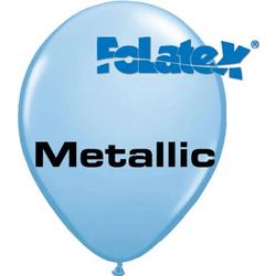 Ballonnen Metallic Lichtblauw 30 cm 25 stuks