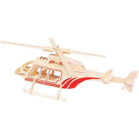 Houten 3D Puzzel Helikopter
