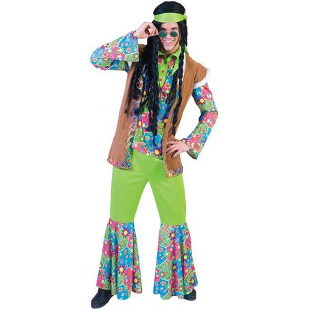 Hippie Peace Power - Kostuum voor heren - Maat 48/50