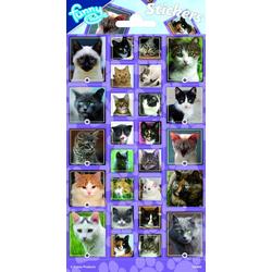 Funny Products Stickers Cats 20 X 10 Cm Papier Paars 26 Stuks