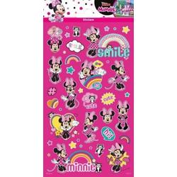 stickers Minnie Mouse 20 x 10 cm roze 40 stuks
