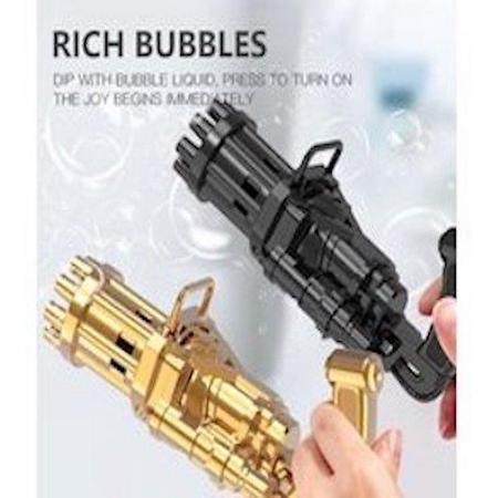 Bellenblaasmachine -Gatlin Electric Bubble Gun-Zwart- Bellenblaas pistool - Bellenblaas - Bellenblaasmachine voor kinderen - bellenblazer - elektrische bellenblaas